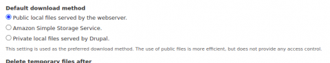 Drupal file system with S3